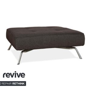 Ligne Roset Smala Stoff Hocker Grau