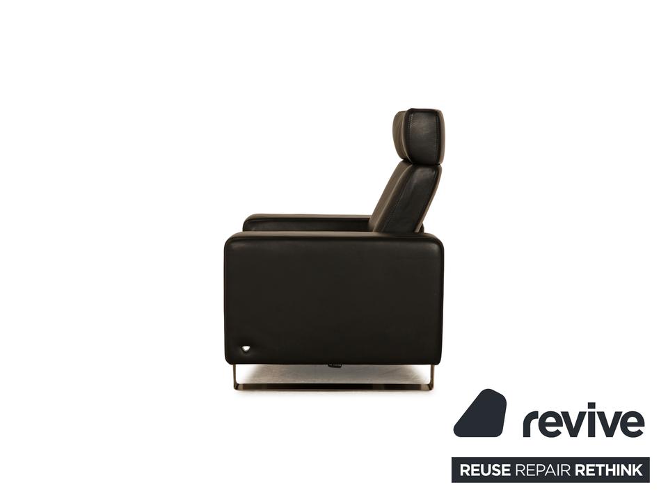 Stressless Arion Leder Sessel Schwarz manuelle Funktion – Bild 10
