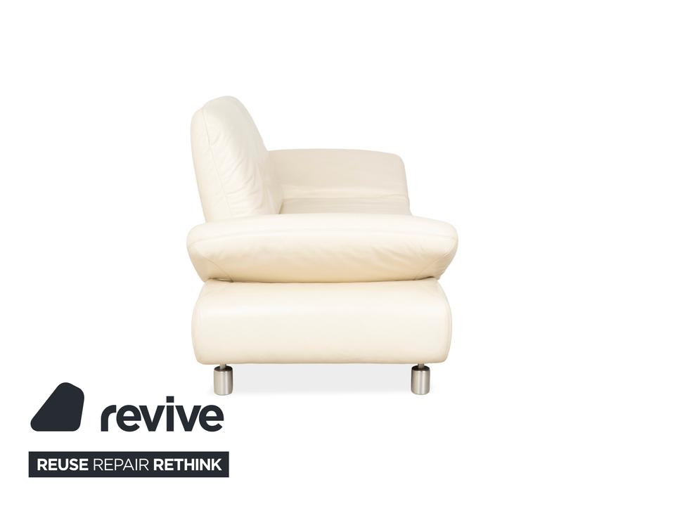 Koinor Rivoli Leder Zweisitzer Creme manuelle Funktion Sofa ✨ – Bild 14