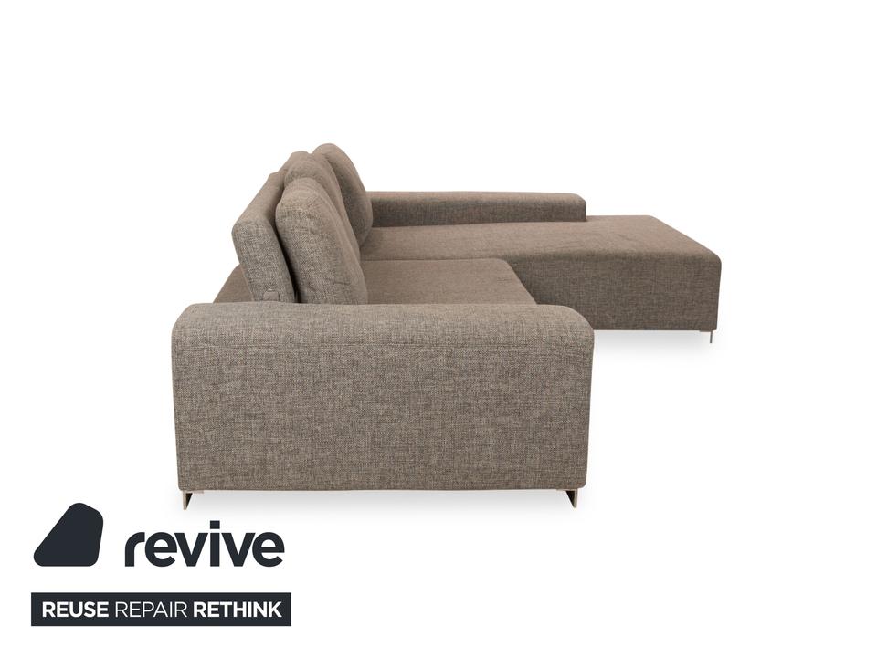 Ewald Schillig Topas Stoff Ecksofa Grau Recamiere Rechts Sofa – Bild 8
