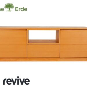 Grüne Erde Holz Sideboard Hellbraun Massivholz Schublade