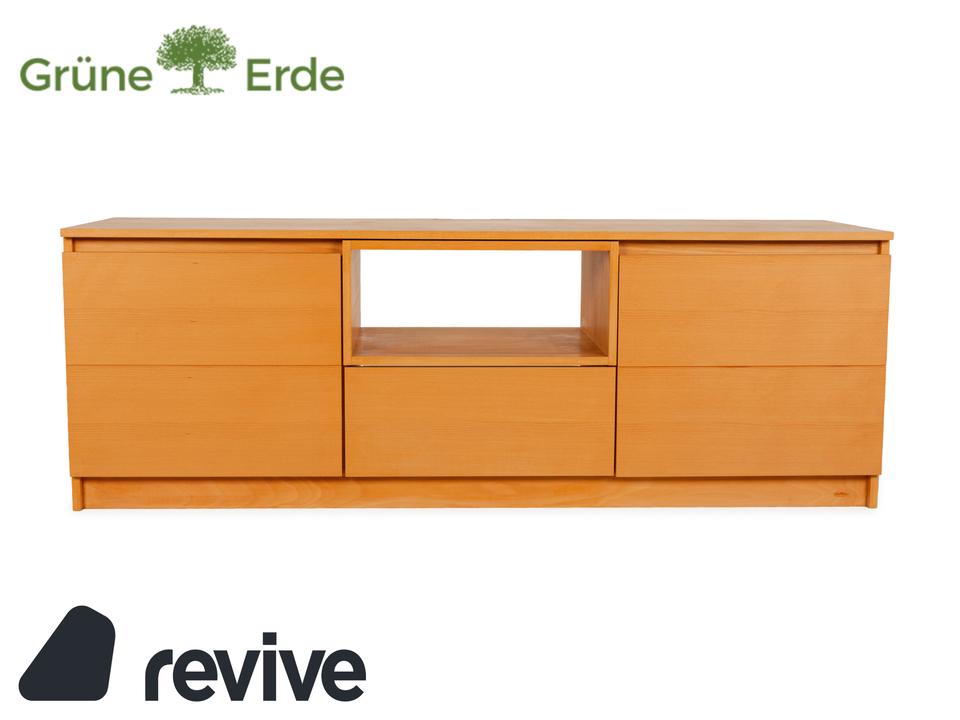 Grüne Erde Holz Sideboard Hellbraun Massivholz Schublade