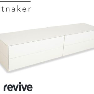 Kettnaker Holz Sideboard Creme Weiß Barfach Schubladen