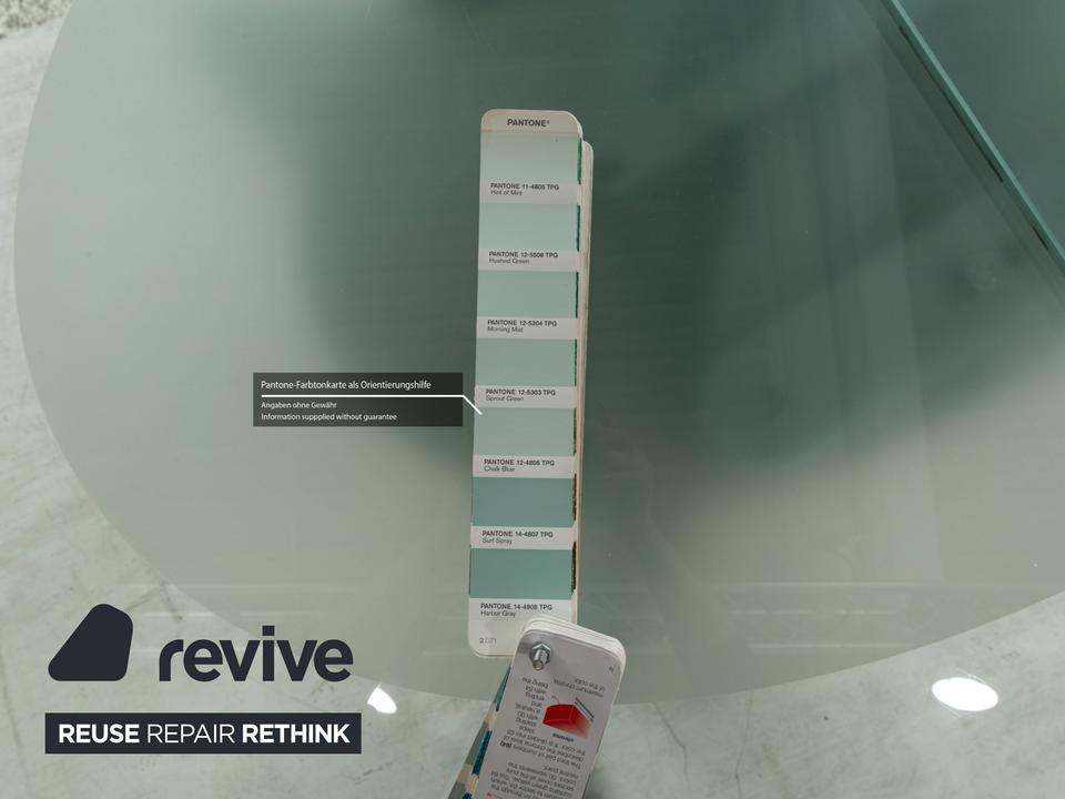 Ronald Schmitt K / G 750 / E Glas Esstisch Silber Ausziehfunktion – Bild 8