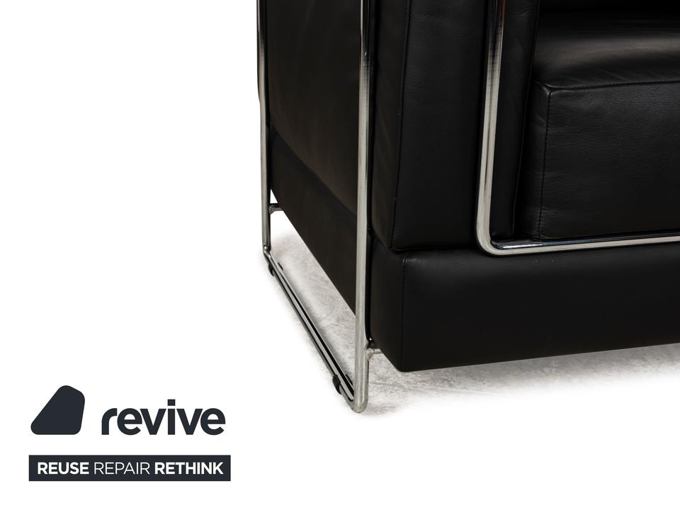 Züco Carat Leder Sessel Schwarz – Bild 4