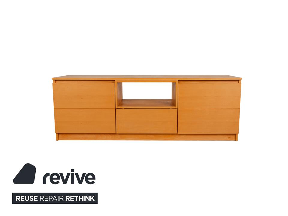Grüne Erde Holz Sideboard Hellbraun Massivholz Schublade – Bild 6