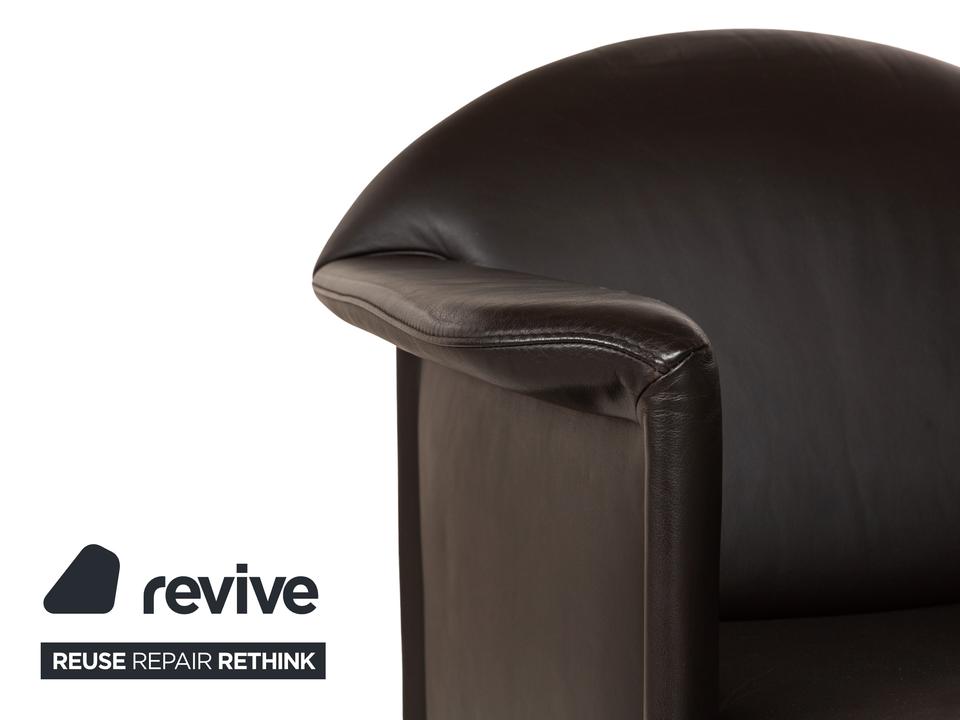 Cor Logo Leder Sessel Braun – Bild 4