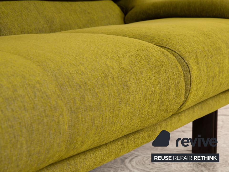 B&B Italia Alanda Stoff Dreisitzer Grün Sofa Couch manuelle – Bild 8