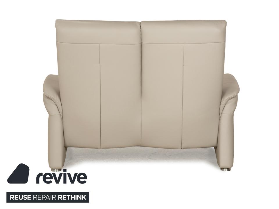 Himolla Cumuly Leder Sofa Garnitur Beige Hellgrau Dreisitzer – Bild 13