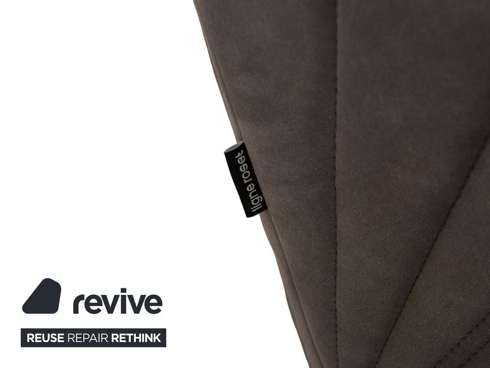 ligne roset Facett Stoff 2x Sessel Hocker Grau – Bild 15