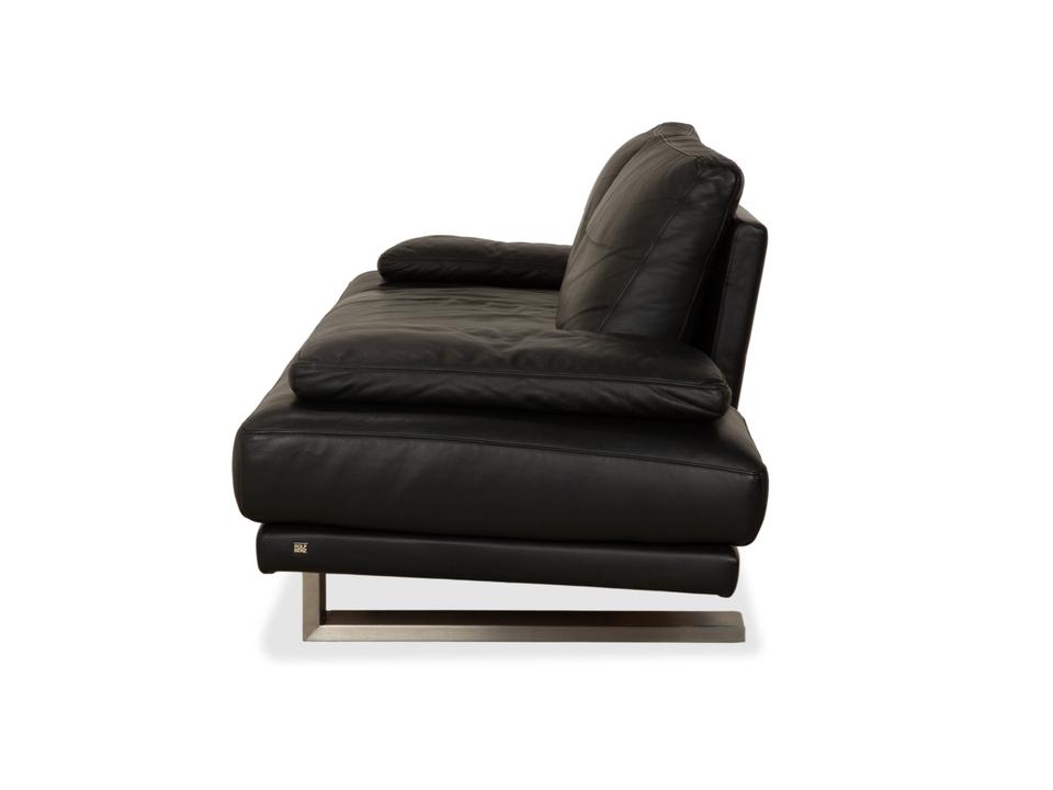 Rolf Benz 6600 Leder Zweisitzer Schwarz Sofa Couch – Bild 14