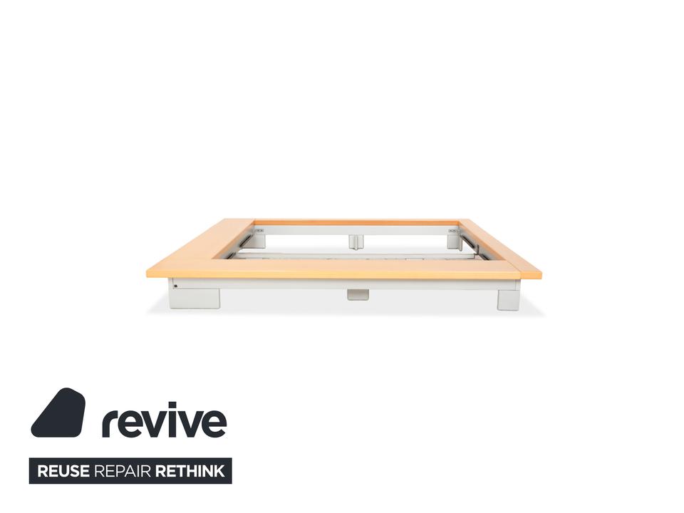 Ligne Roset Holz Bett Doppelbett Braun 200x180 cm – Bild 9