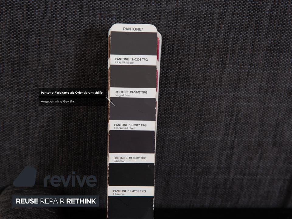 Poliform Stoff Bett Grau manuelle Funktion – Bild 8