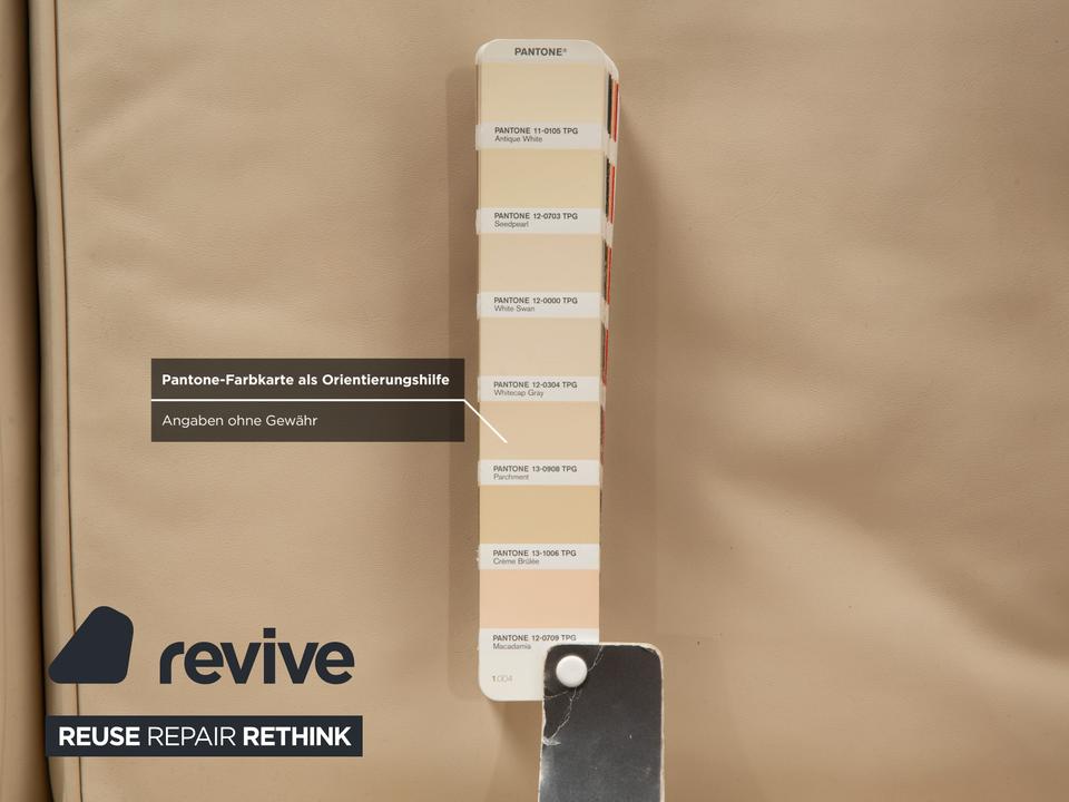 Cassina Le Corbusier LC 2 Leder Zweisitzer Creme Eierschale Weiß – Bild 8