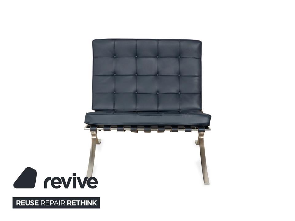 Knoll International Barcelona Chair Sessel Blau Petrol Bauhaus ✨ – Bild 13