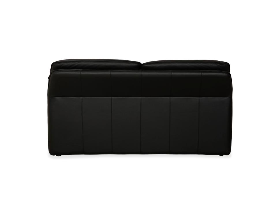 Laauser Atlanta Leder Zweisitzer Schwarz Sofa Couch – Bild 12