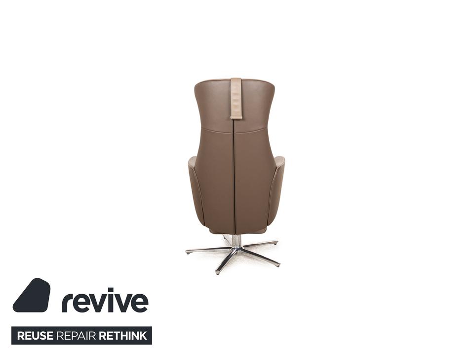 FSM Cleo (FM 0330) Leder Sessel Taupe Grau Braun Relaxsessel – Bild 13