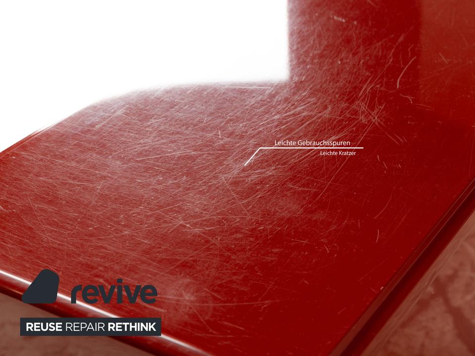 B&B Italia Olinto Holz Sideboard Rot – Bild 8