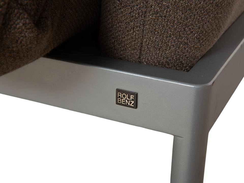 Rolf Benz Plura Stoff Zweisitzer Grau manuelle Funktion Sofa – Bild 14