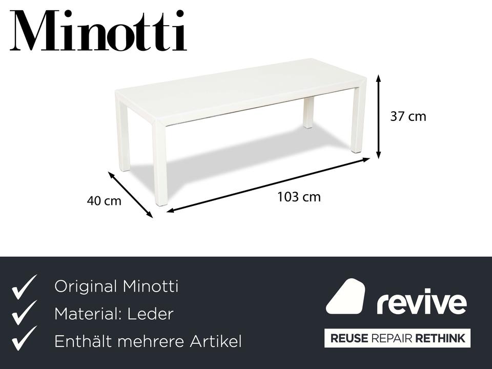 Minotti Hamilton Leder Ecksofa Schwarz Sofa Couch Recamiere – Bild 3