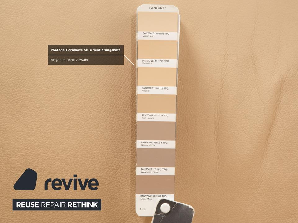 Himolla Leder Zweisitzer Creme Beige Sofa Couch – Bild 6