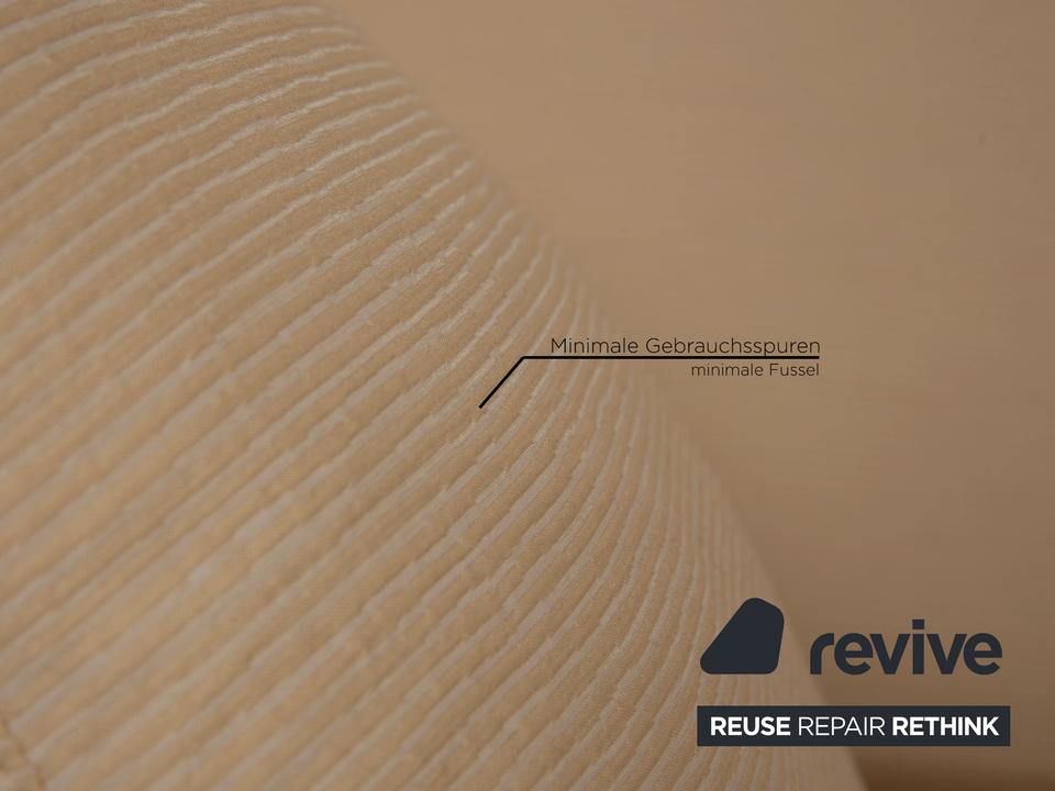 Cor Conseta Stoff Zweisitzer Creme Beige Sofa Couch – Bild 6