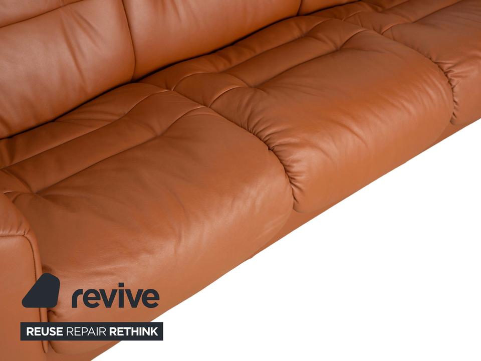 Stressless Sapphire Leder Dreisitzer Sofa Couch Braun manuelle – Bild 5