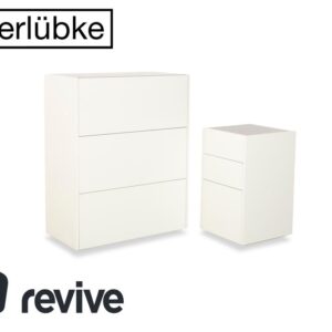 Interlübke Cube 2x Sideboard Holz Weiß Kommode