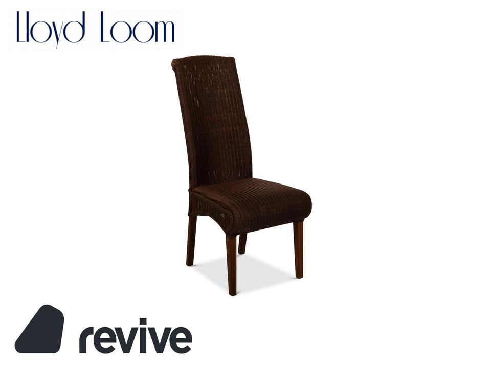 Lloyd Loom Holz Stuhl Braun Esszimmer