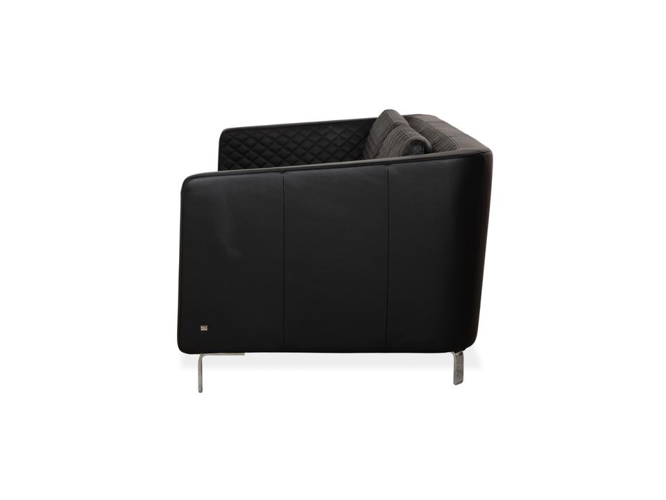 Rolf Benz 325 Leder Dreisitzer Schwarz Sofa Couch – Bild 13