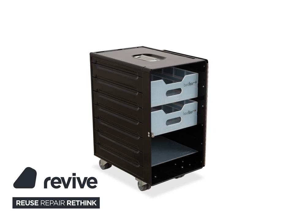 bordbar Box Container Schwarz Anschlag rechts Flugzeugtrolley – Bild 4