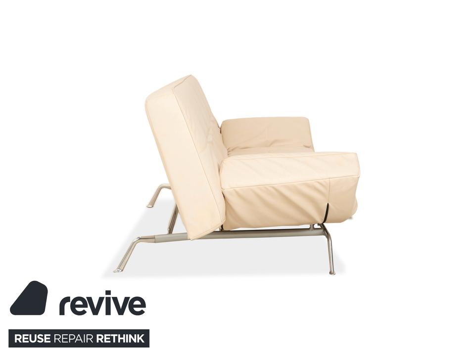 Ligne Roset Smala Dreisitzer Creme Beige veganes Leder manuelle – Bild 13