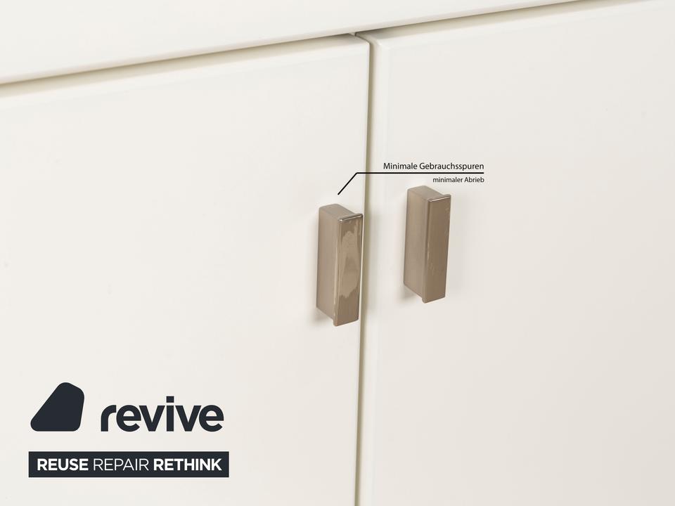 Musterring Kira Holz Sideboard Weiß Grau – Bild 7