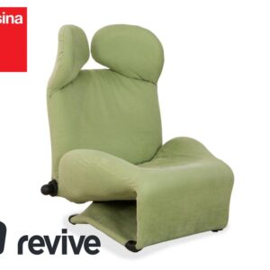 Cassina Wink Stoff Sessel Grün manuelle Funktion