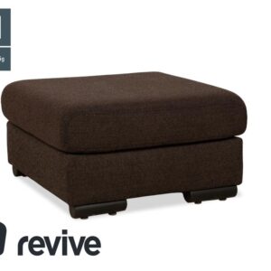 Ewald Schillig Loft Stoff Hocker Grau Braun