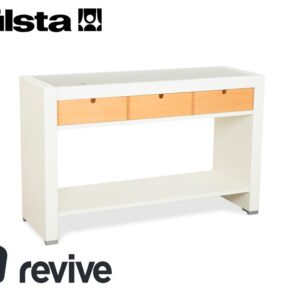 Hülsta Holz Sideboard Weiß Braun