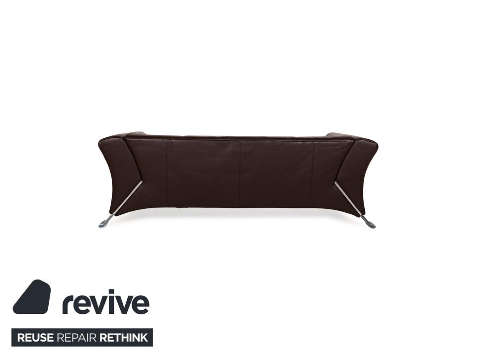 Rolf Benz 322 Leder Dreisitzer Braun Sofa Couch – Bild 9