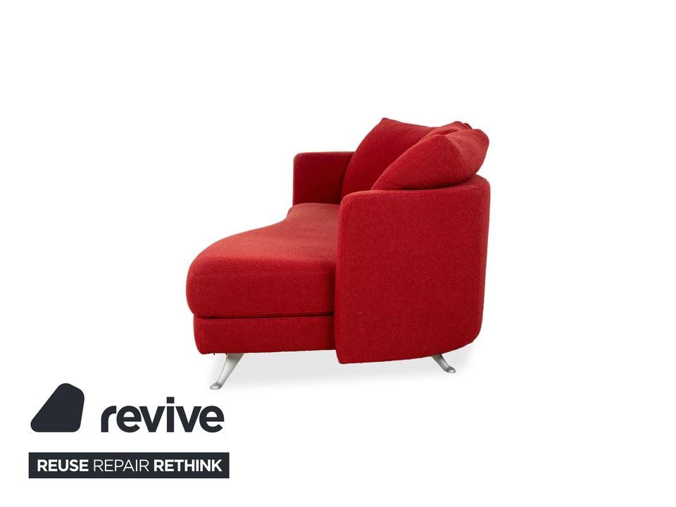 Rolf Benz 2500 Stoff Dreisitzer Rot Sofa Couch – Bild 10