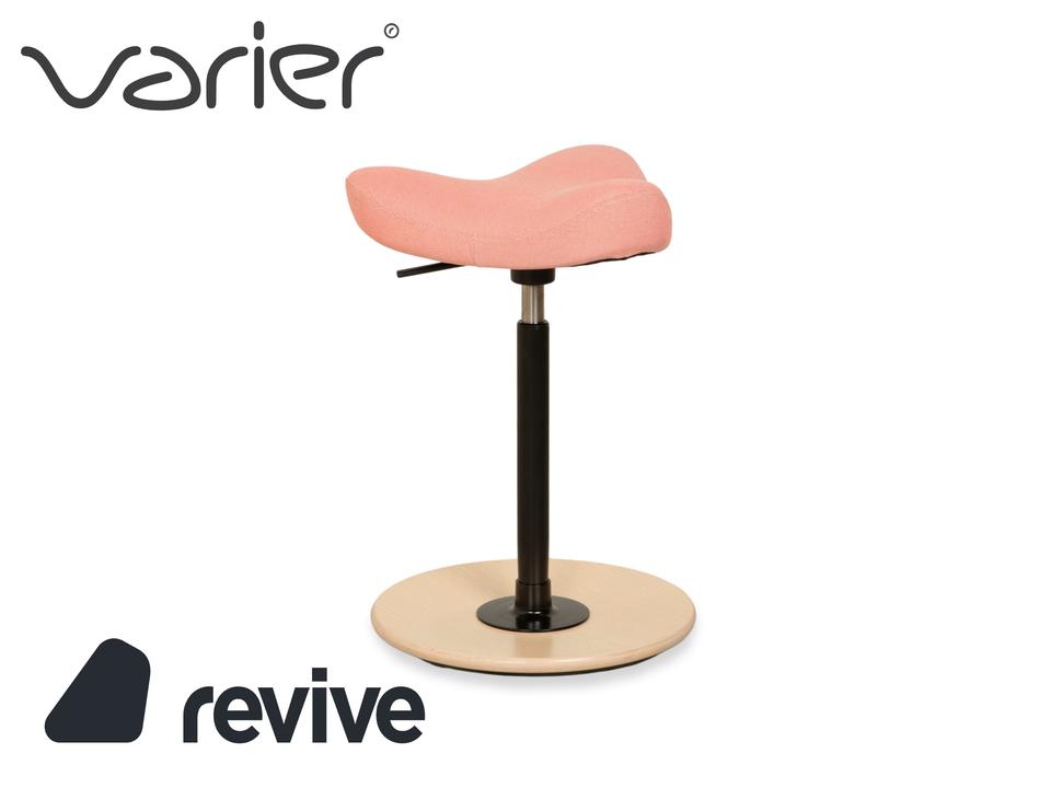 Varier Move Sitz-Steh Hocker Stuhl Rosa Korall Revive 524 Basis