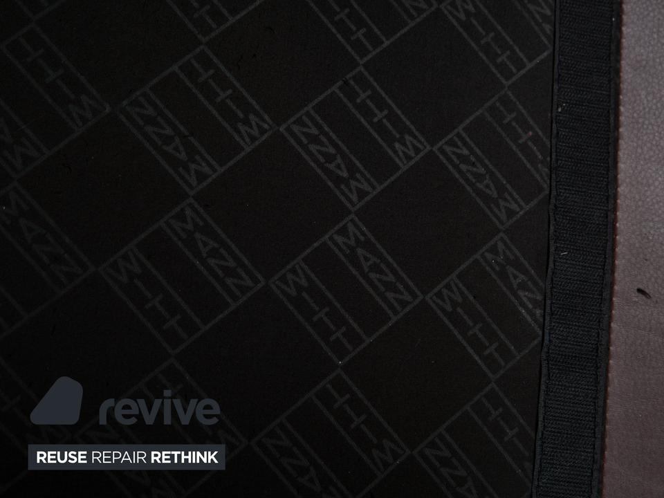 Wittmann Aura XL Leder 2x Sessel Braun Rot – Bild 14