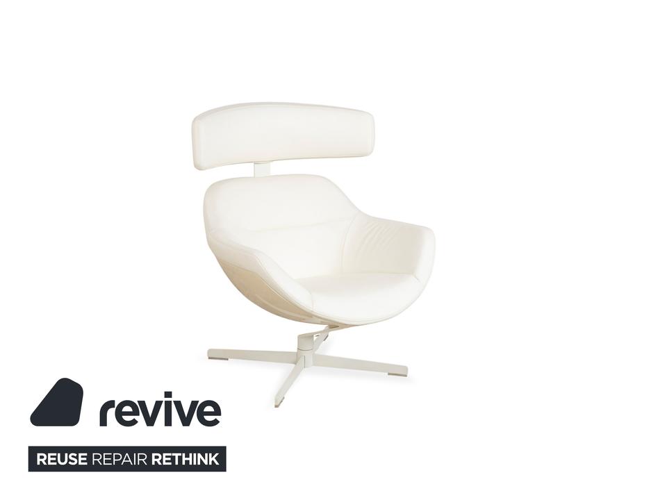 Cassina Auckland Leder Sessel Creme manuelle Funktion inkl. – Bild 3