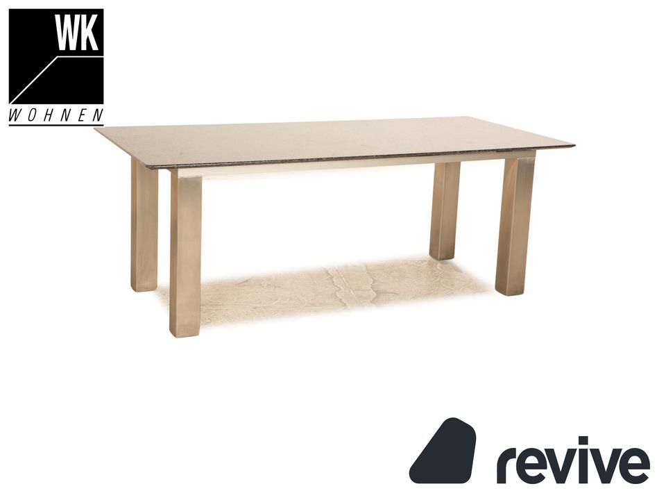 WK Wohnen Granit Esstisch Grau Blue Pearl Stein