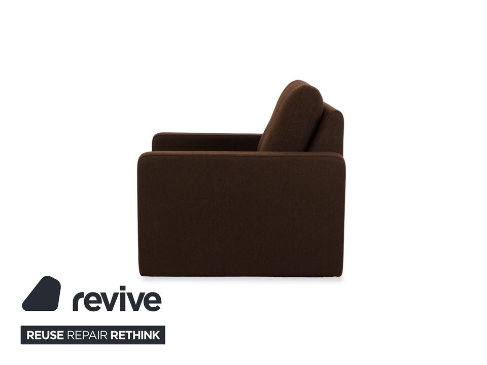 Cor Conseta Stoff Sessel Dunkelbraun – Bild 7