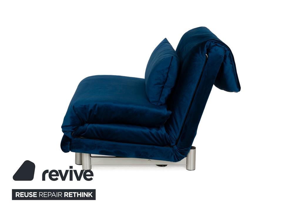 Ligne Roset Multy Stoff Sessel Blau Schlaffunktion Neubezug ✨ – Bild 13