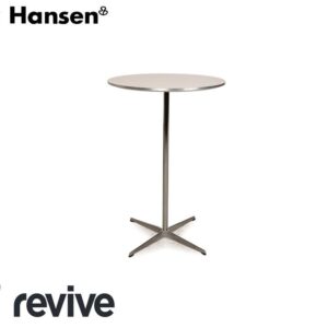 Fritz Hansen Holz Esstisch Weiß Stehtisch 75 x 75 x 108 cm