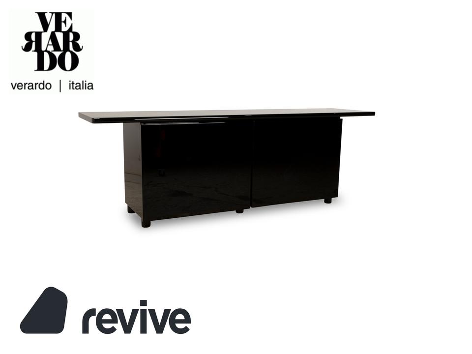 Verardo Holz Sideboard Schwarz