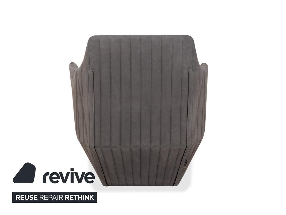 ligne roset Facett Stoff 2x Sessel Hocker Grau – Bild 18