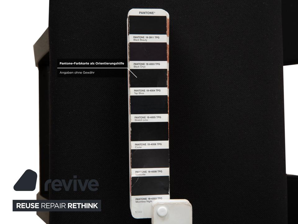 Varier Variable Holz Esche Hocker Schwarz Stoff Schwarz – Bild 6