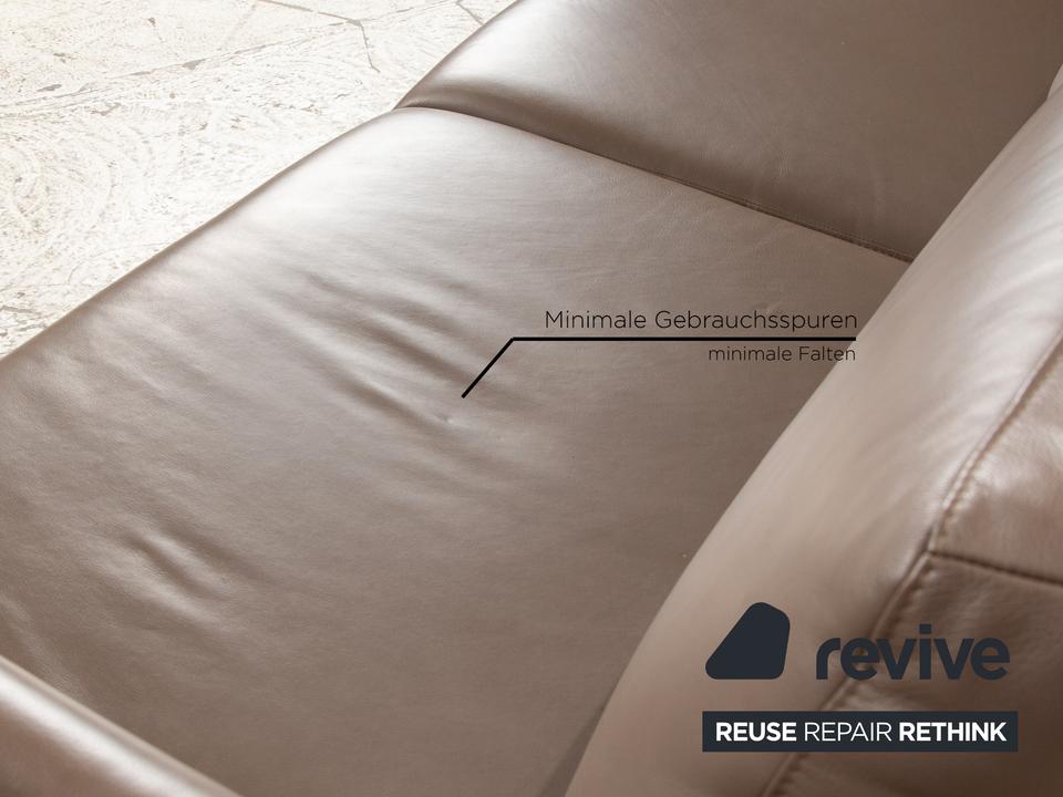 BoConcept Fargo Leder Zweisitzer Braun Sofa Couch – Bild 6