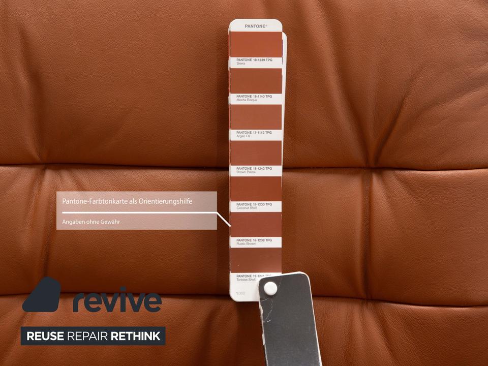 Stressless Sapphire Leder Dreisitzer Sofa Couch Braun manuelle – Bild 6